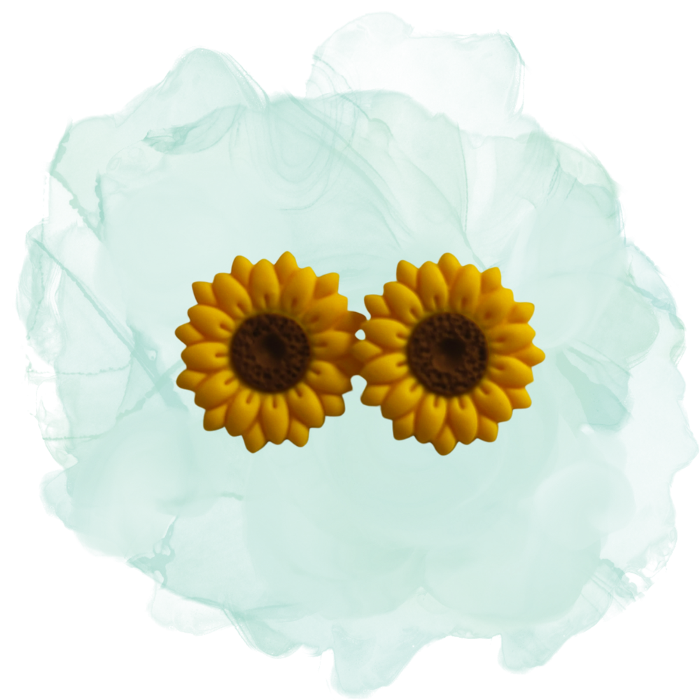 Earrings Sunflower