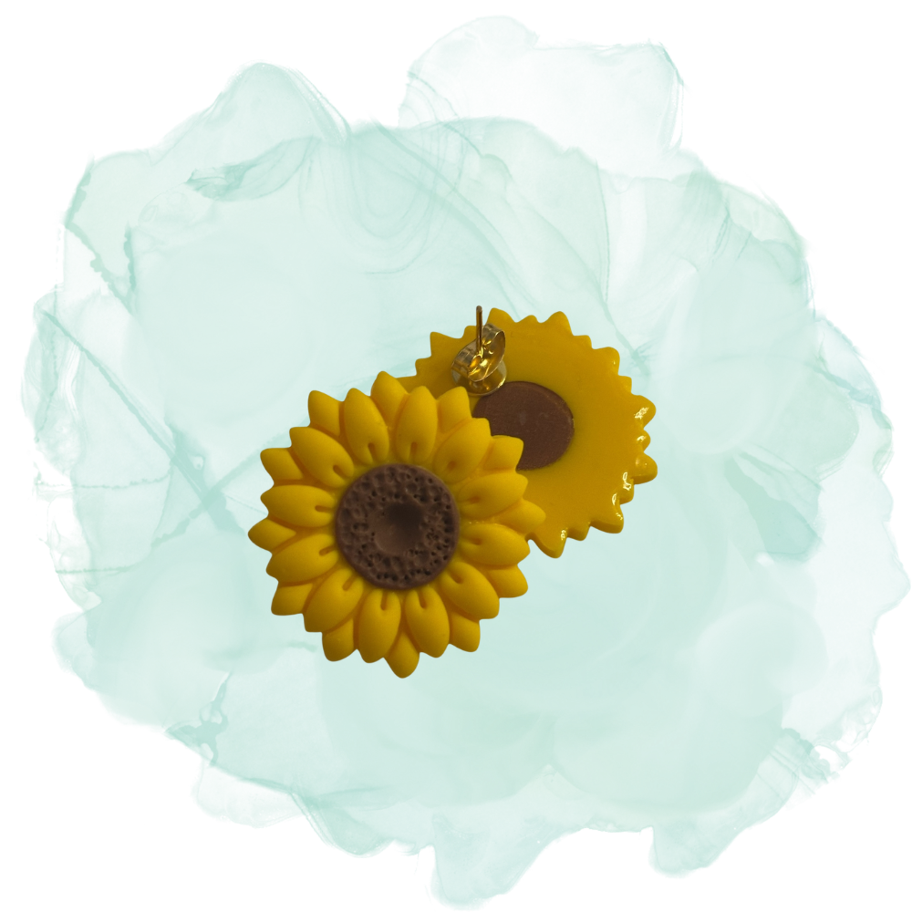 Earrings Sunflower